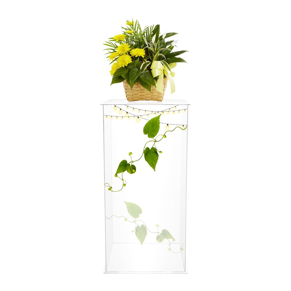 24" Large Acrylic Display Case Dustproof Clear Box Action Figures Case Organizer