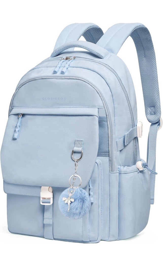 Glorieroo Backpack Bookbag Haze Blue