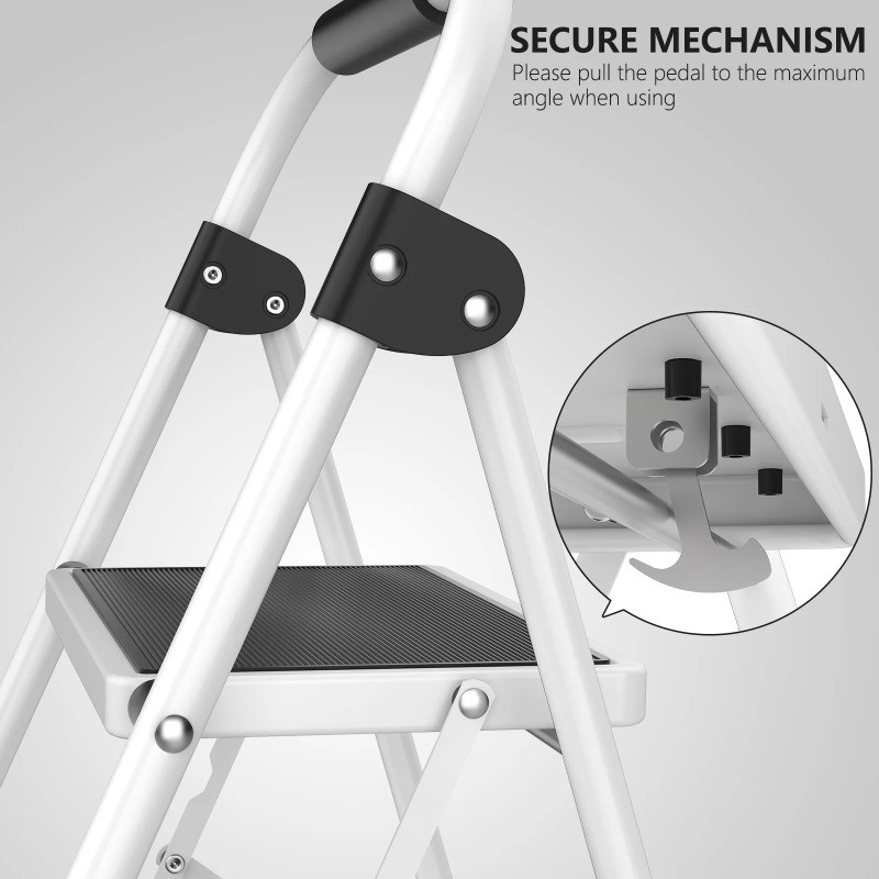 Alvantor Step Ladder,Ultra-Thin Folding Step Stools 330 lbs Capacity