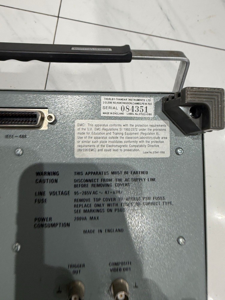 THURLBY THANDAR TA4000 400MHz Logic Analyzer