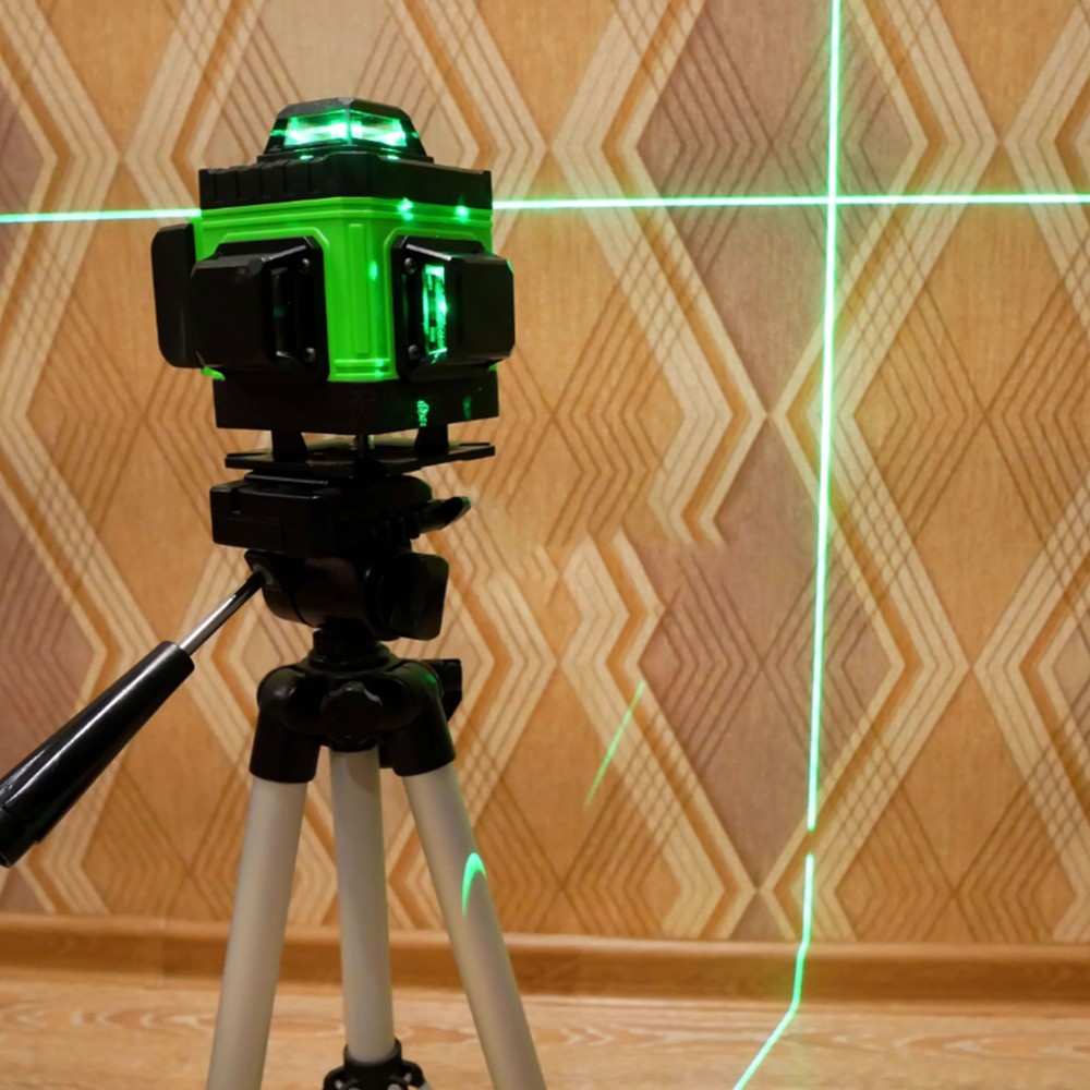 360° Fast Auto-Level 16-Line 4D Green Laser Level-High Precision Alignment Tool
