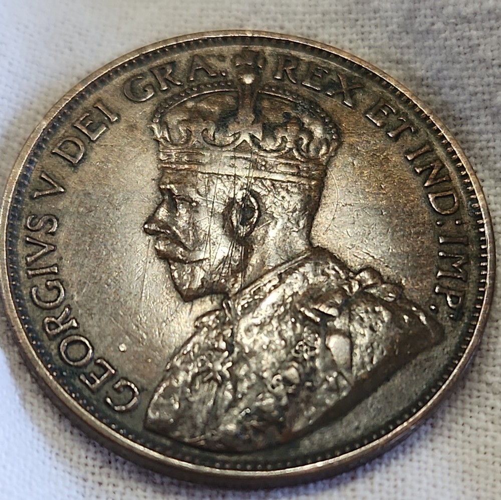 CANADA 1 CENT 1912 George V.