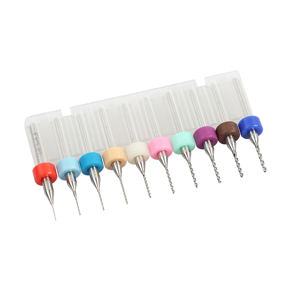 Twist Drill Bits Set Mini Micro Hand Rotary Precision Pin Vise Tools Kit 59 PCS