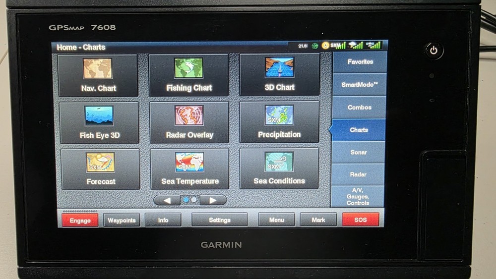 Garmin GPSMAP 7608 8" Marine GPS Chartplotter – Touchscreen – Complete Kit]