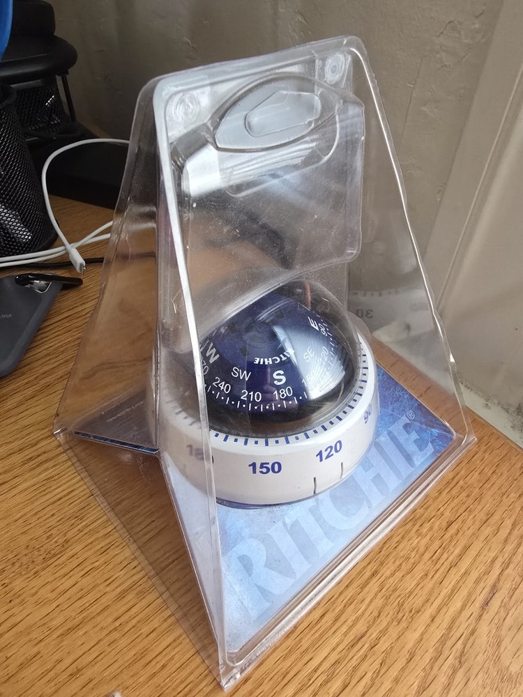 Ritchie Xp-99W Kayak Sailboat Compass - Surface Mount- NEW OPEN BOX