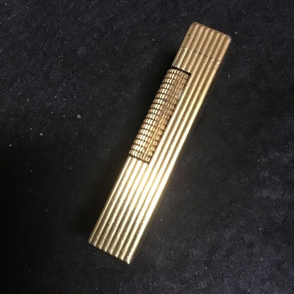 Overhauled Dunhill Rollagas lighter Gold without box