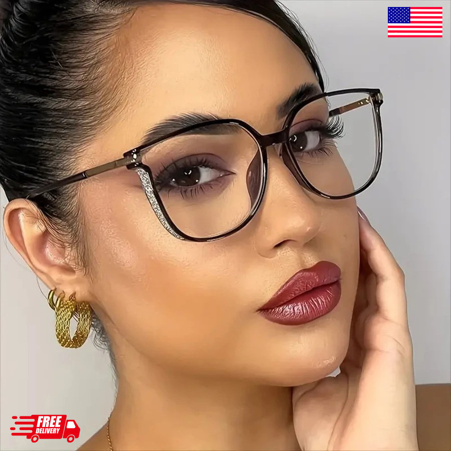 Oversized Square Reading Glasses Large Frame HD Clear Lens Presbyopia Diopter