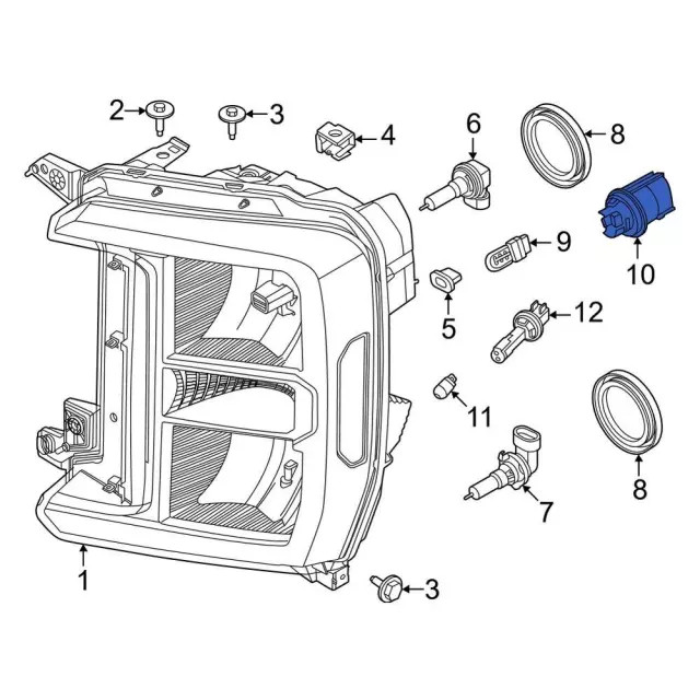 Genuine Ford Socket JL3Z-13411-A