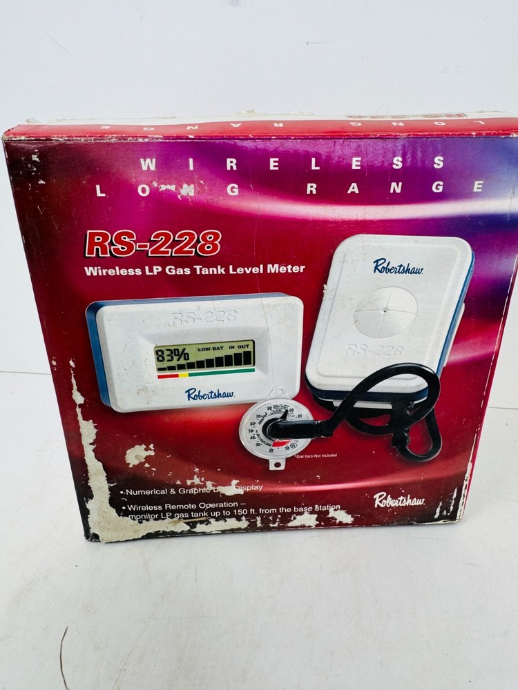 Robertshaw Wireless LP Gas Level Tank Meter RS-228 Missing Sensor Open Box