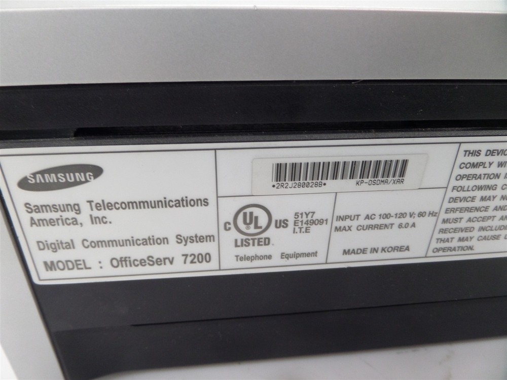 Samsung OfficeServ 7200 Digital Communication System