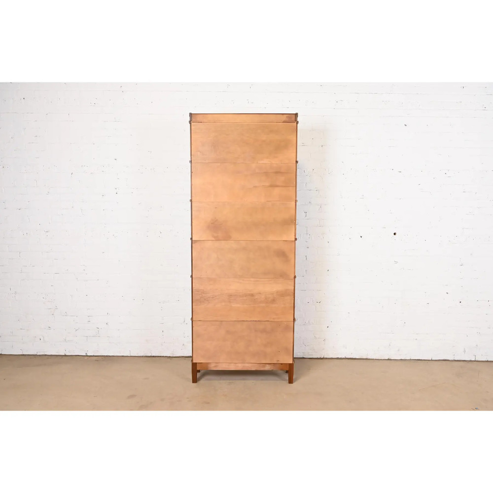 Arts & Crafts Walnut Six-Stack Barrister Bookcase by Hale