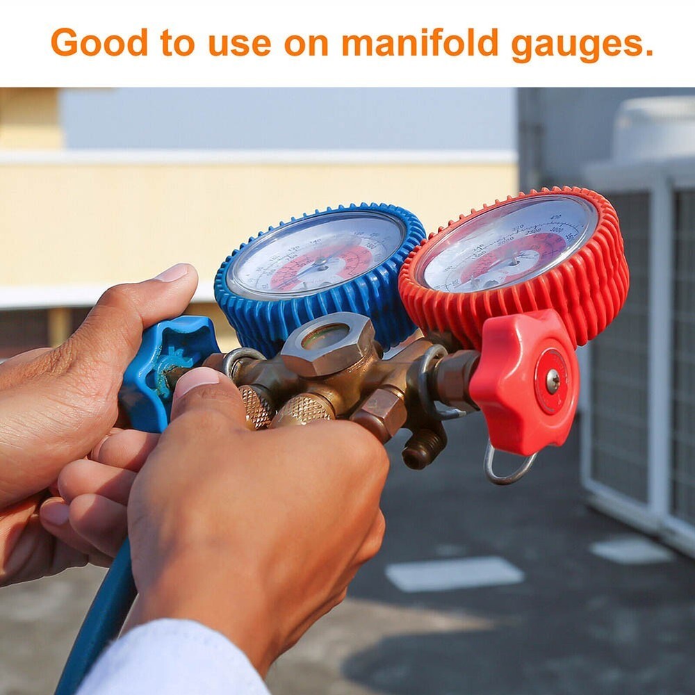 Manifold Gauge Knobs with Round Wheel Design for AC System Installation
