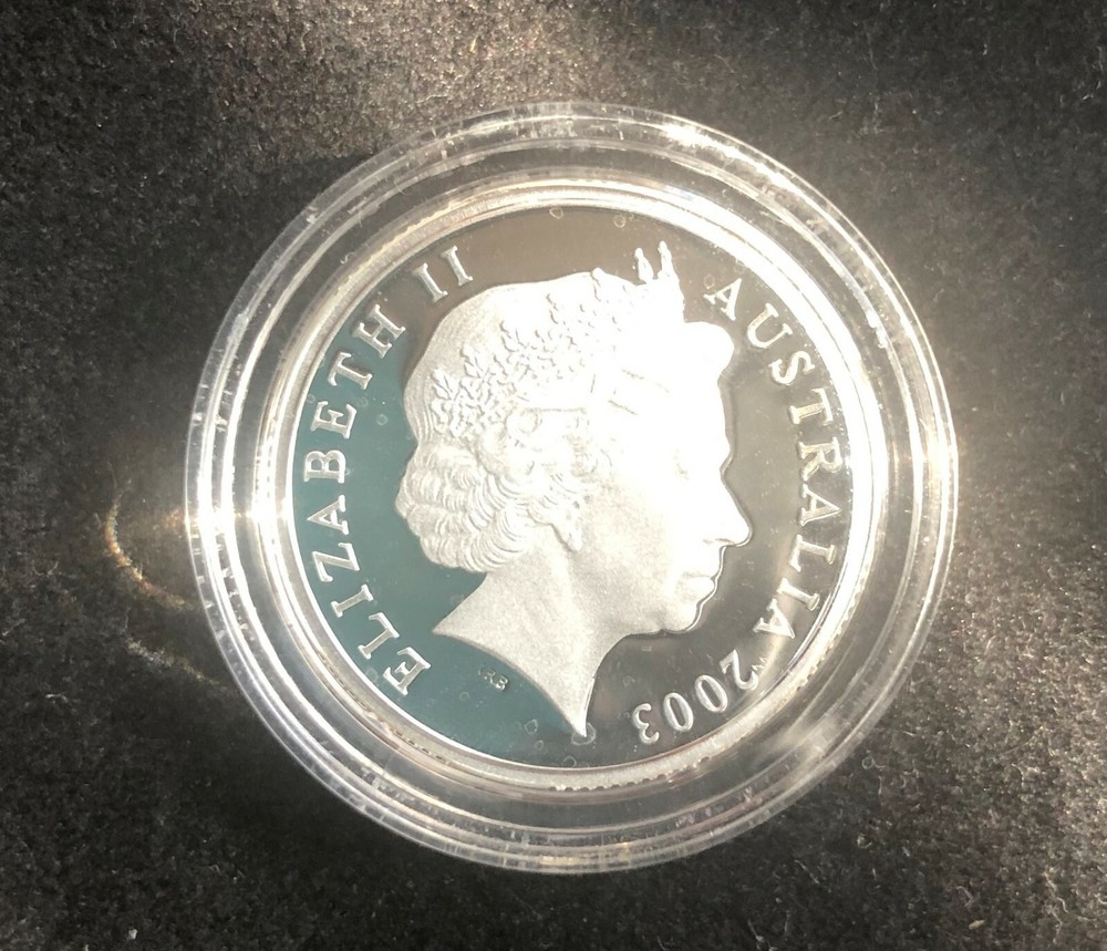 2003 Australia $1 Korean War Commemorative Silver Dollar