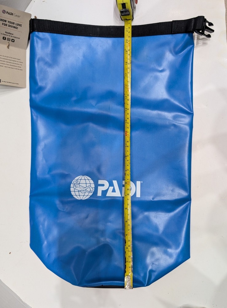 NWT Padi Blue Dry Bag