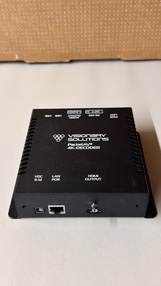 1 - Visionary Solutions D4100 4K UHD Decoder Unit - Used, QTY 9Fully Functional