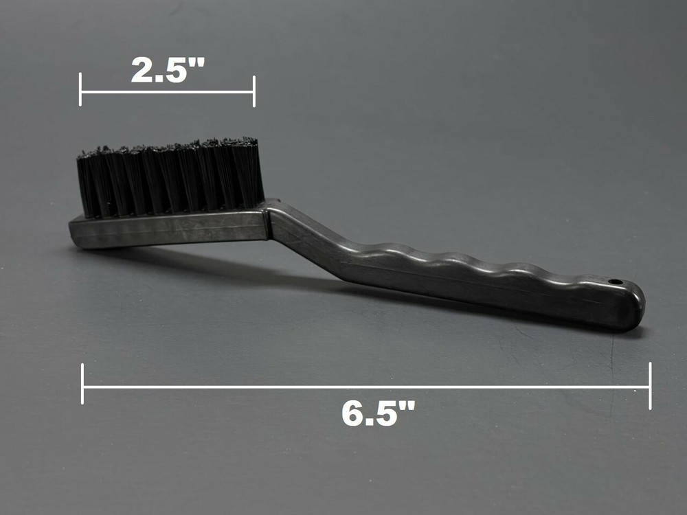 2Pcs Black Handle computer PCB Rework ESD Anti Static Brush Cleaning Tool