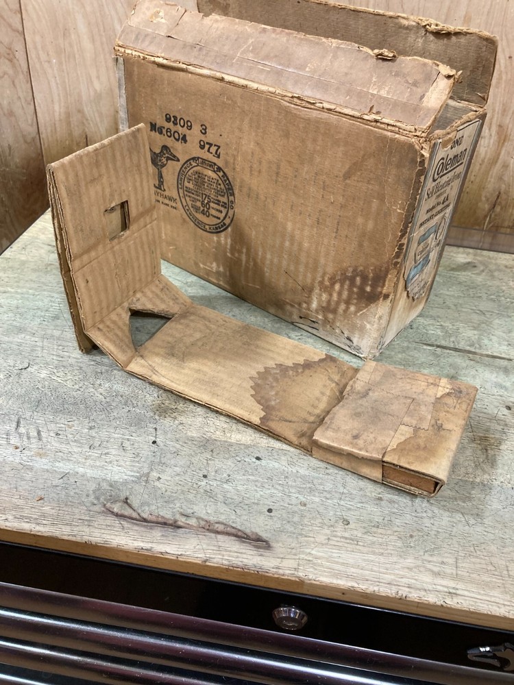 Coleman 4A Gas Iron - EMPTY Box Case - READ