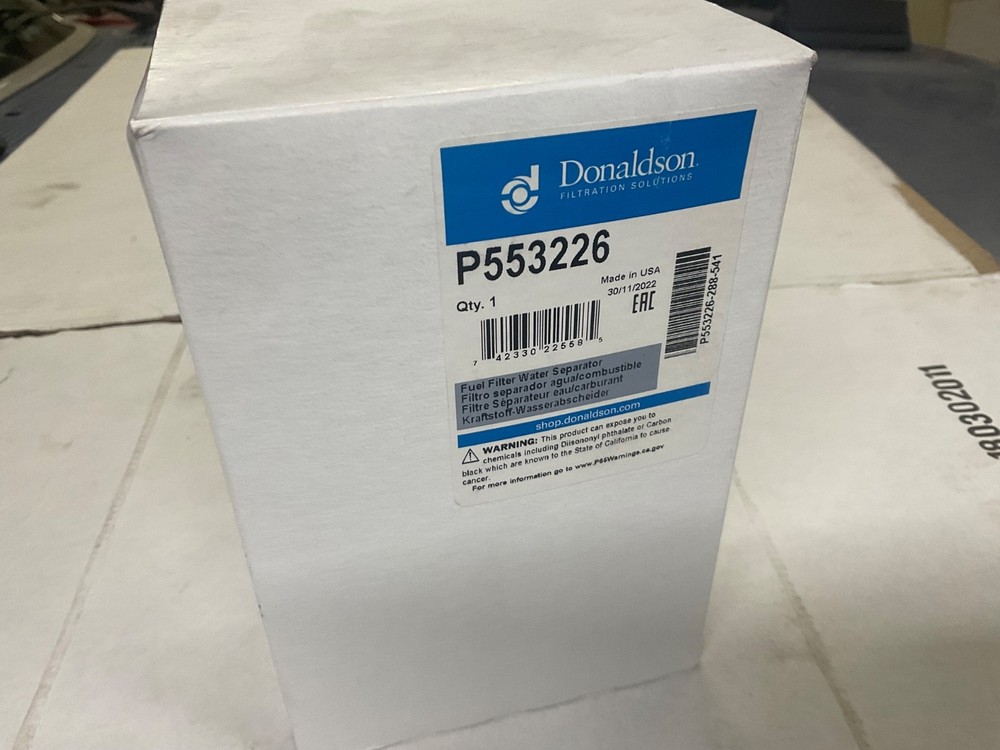 Donaldson P553226 Fuel Water Seperator