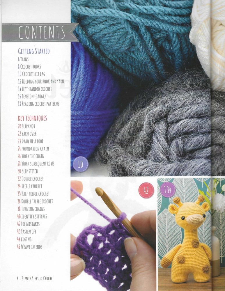 Simple Steps To Crochet ~ Issue 13 2024 Bookazine