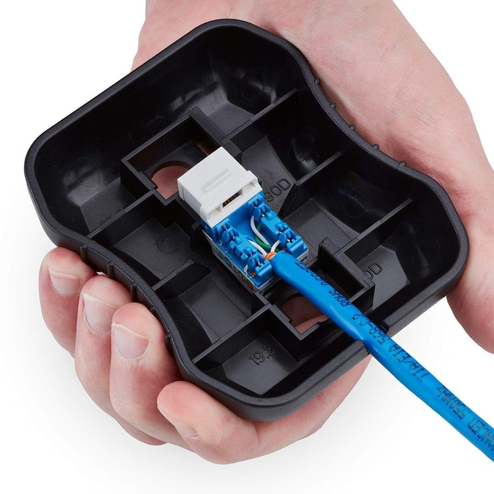 Truecable Keystone Jack Punch Down Stand 90 Degree Handheld Termination Aid True