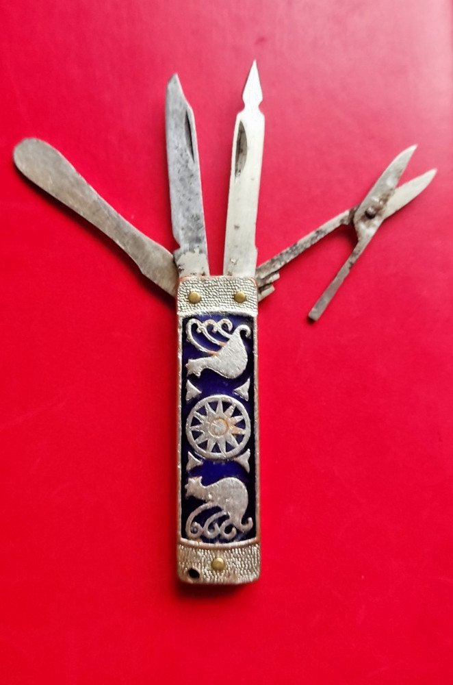 folding knife, key ring from the USSR