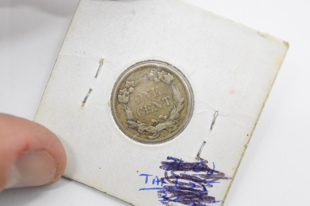 1858 flying eagle cent s/l 14676