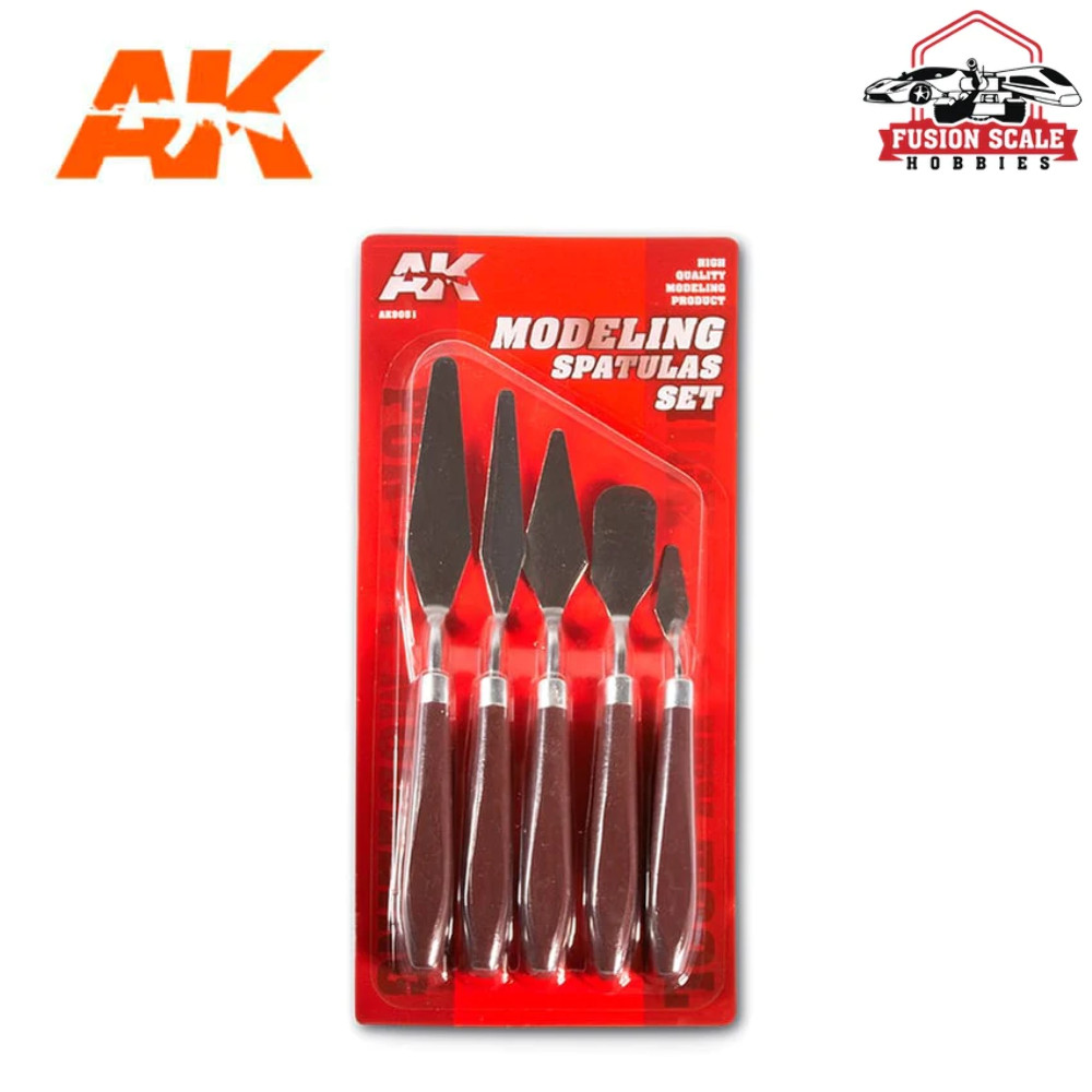 AK Interactive Modeling Spatulas Set AKI9051