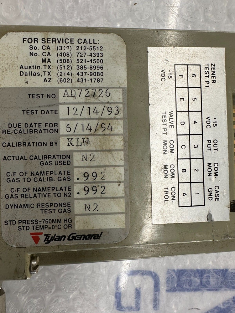 ASM Mass Flow Controller AFC-260 Gas: N2