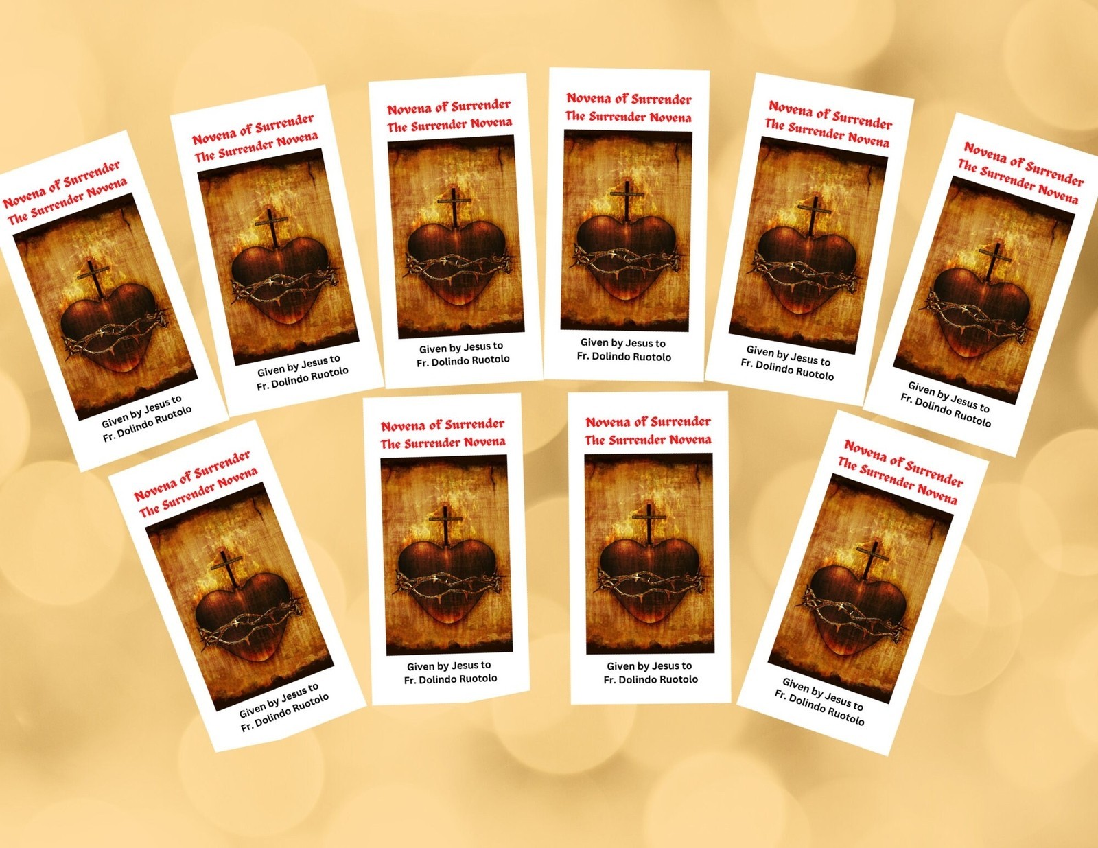 10 Pack The Surrender Novena Prayer Fr. Dolindo