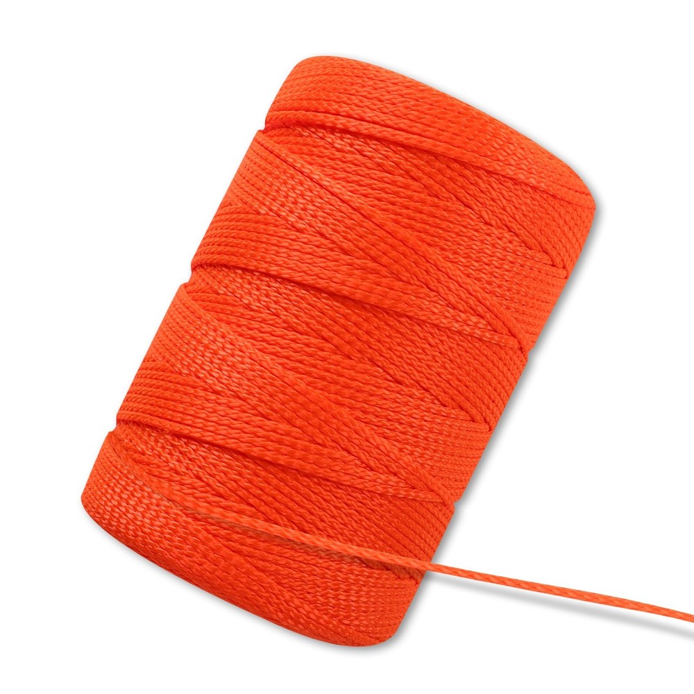 Romeda Mason Line #18, 500 Ft Orange String, Construction Twine for