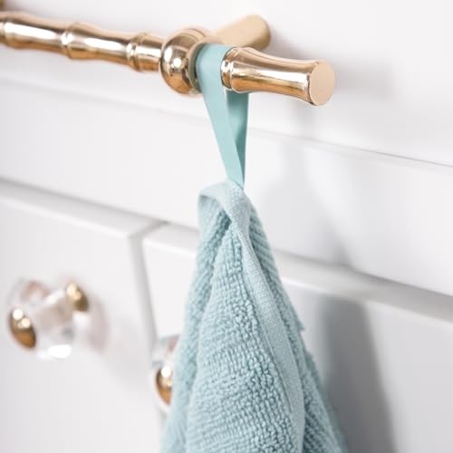 Solid Kitchen Towel: Highly Absorbent - 100% Cotton, Solid - 1 Pack Rainfall