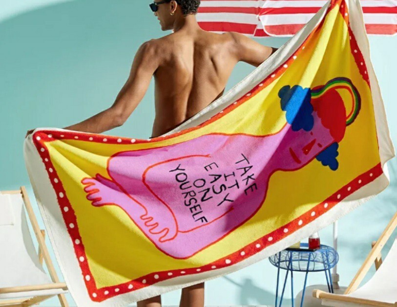 Bedsure Towel Take It Easy On Yourself