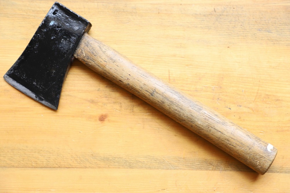 Vintage Small Hatchet No Markings Carbon Steel - ( Great backpack hatchet )