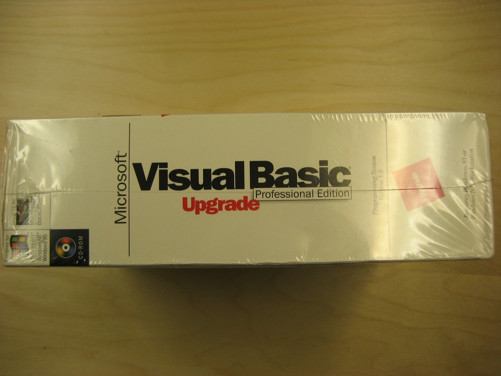 Microsoft Visual Basic Professional Edition 5.0 (Retail) (1 User/s) - Upgrade...