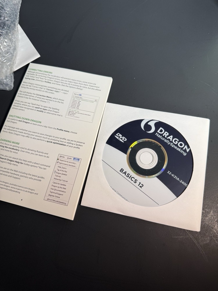 Nuance Dragon Naturally Speaking Version 12 Basics Edition - Speech Recognition