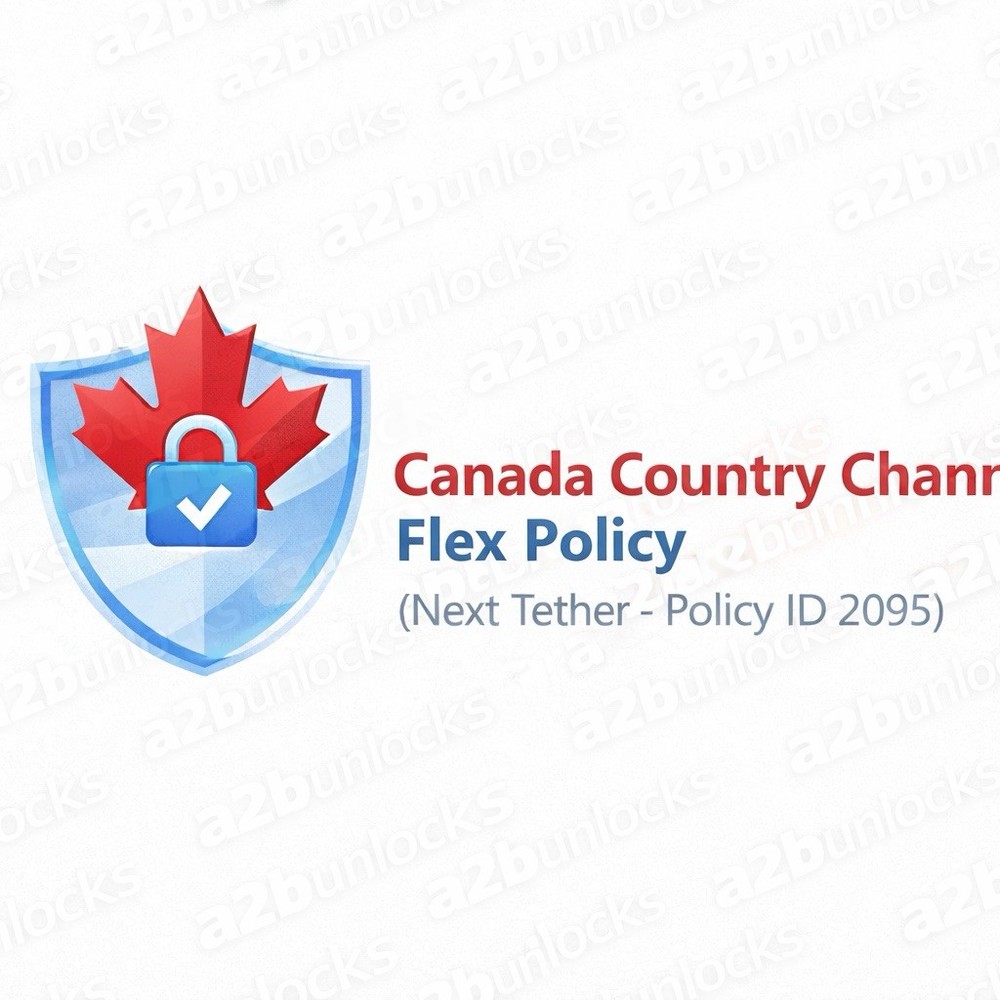 🇨🇦 Canada iPhone Unlock Service Next Tether Canada Country Channel Flex Policy