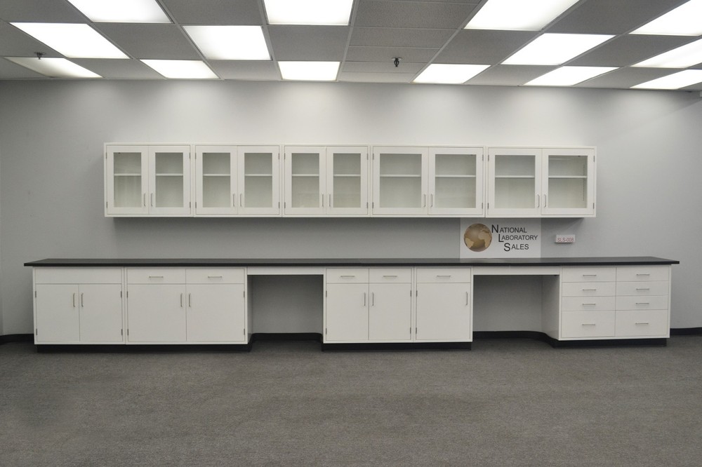 Chemical Resistant Cabinets / 22' BASE 17' UPPER/ Case Work /  IN STOCK  /E1-059