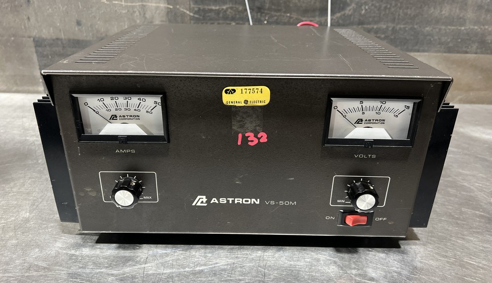 ASTRON VS-50M POWER SUPPLY  50-AMP ADJUSTABLE VOLTAGE AND CURRENT LIMITER. Used