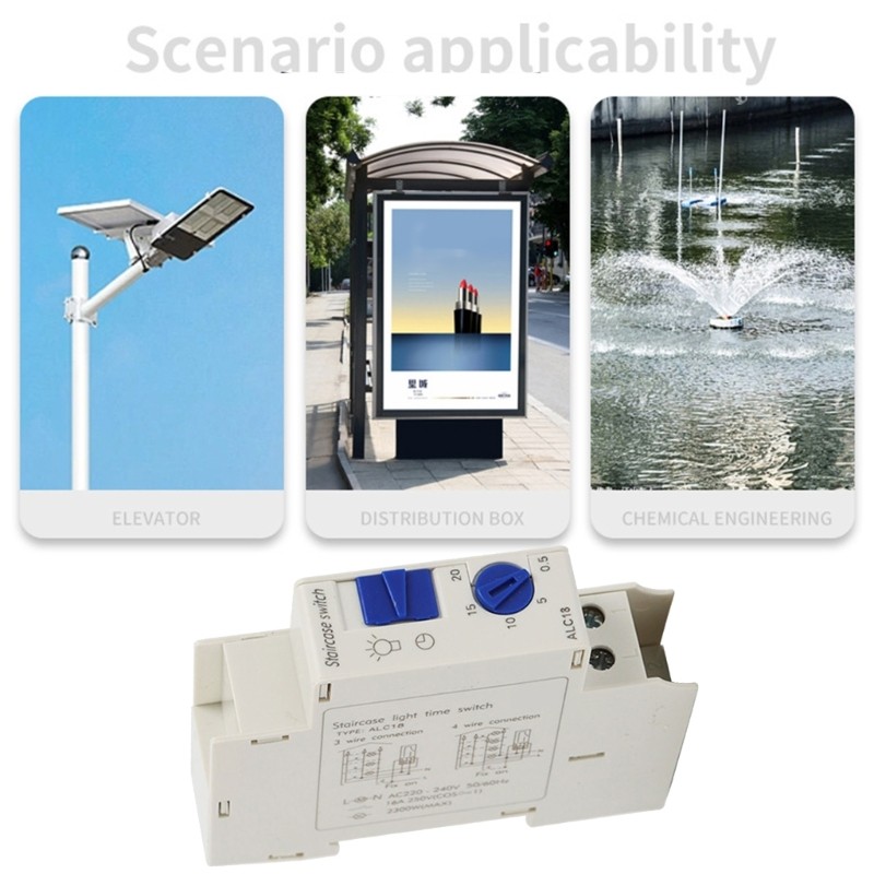 Mechanical Count Down Fast Time Switches Lighting Controller Easy Installation