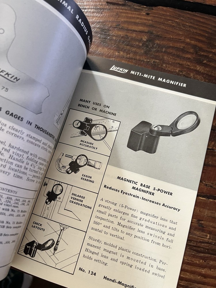 Vintage Lufkin Precision Tools Catalog