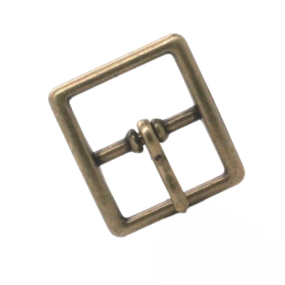 Square Strap Buckle 3/4" Antique Brass 20002-09