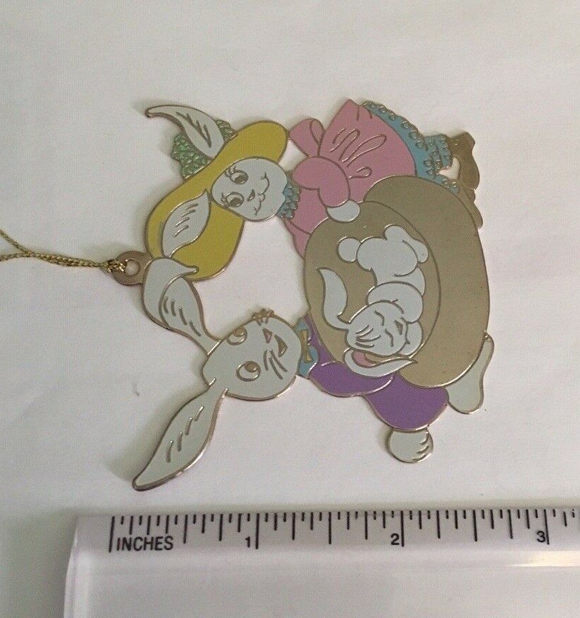 SPRING EASTER BUNNY ORNAMENT DECORATION GIFT BABIES 1st EASTER