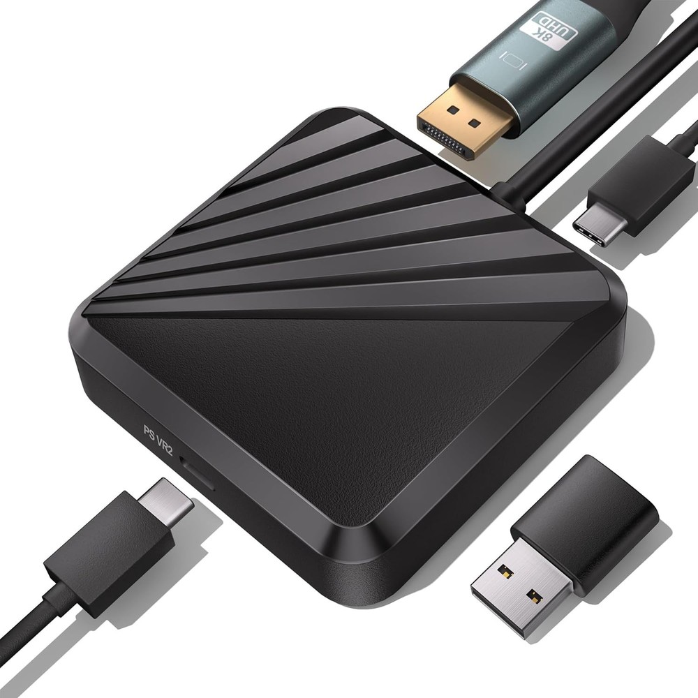 PSVR 2 PC Adapter with Bluetooth and Accessories Kit. Includes Expandable Power