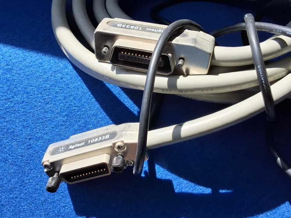 National Instruments GPIB-USB-HS Interface Adapter w/ Agilent 10833B cables.