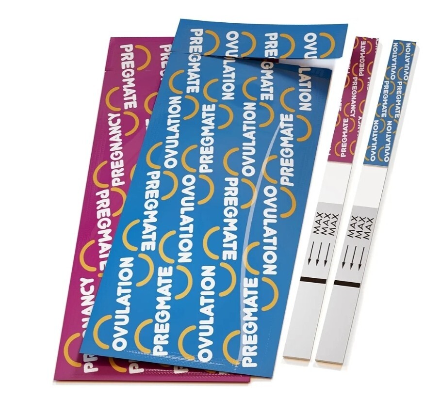 100 Ovulation and 20 Pregnancy Test Strips Predictor Kit