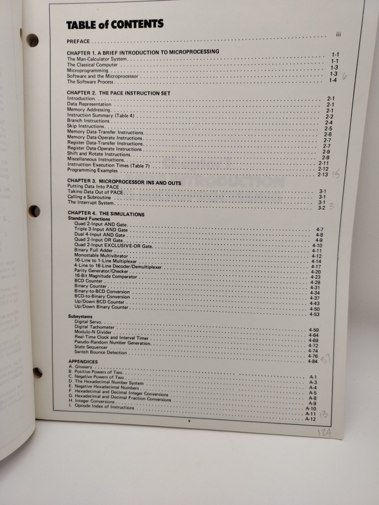National Semiconductor PACE Microprocessor Manuals Lot 3 TTL Design 1976-77 VTG