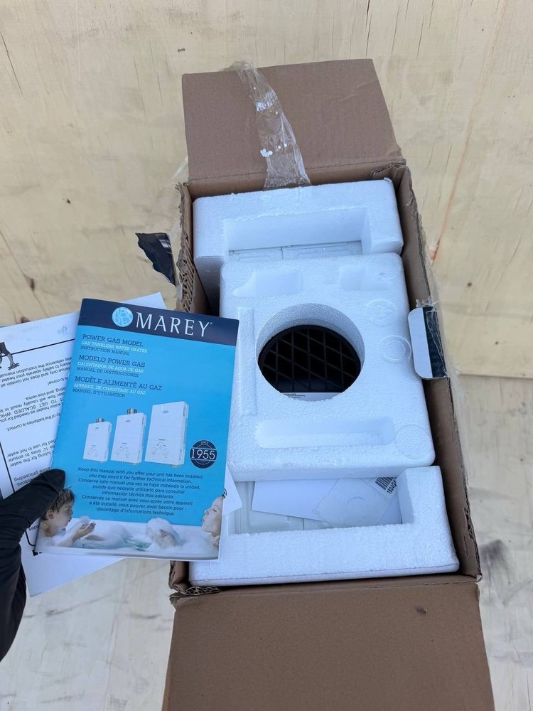 Marey 10L Tankless Gas Water Heater – Open Box (New)