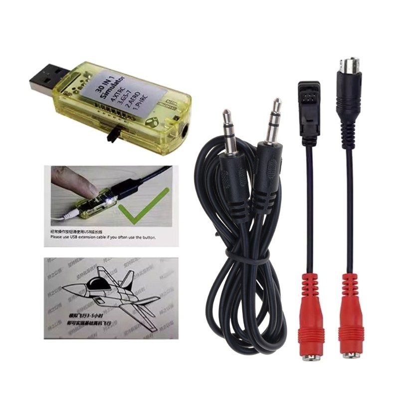 30 in 1 Remote Control Simulation Tool USB Flight Simulation Tool