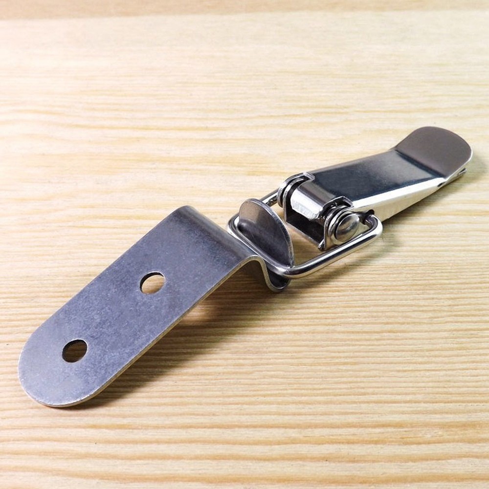 90 Degree Duck Mouth Buckle Hook Lock Spring Loaded Pull Toggle Lock 4908