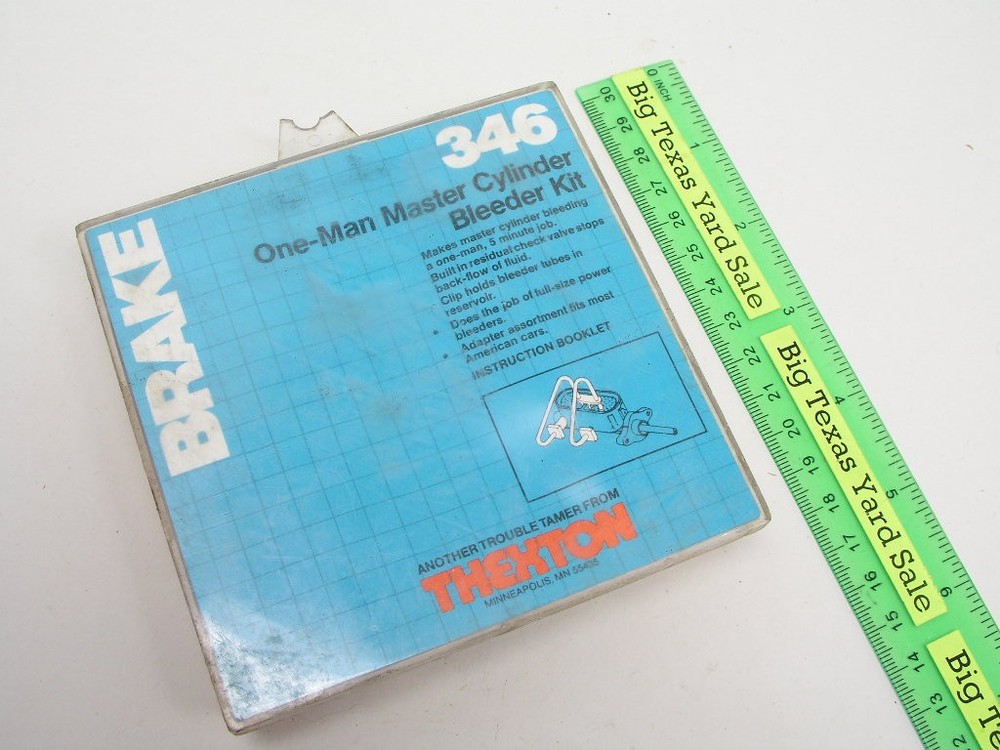 Thexton 346 One-Man Master Cylinder Bleeder Kit